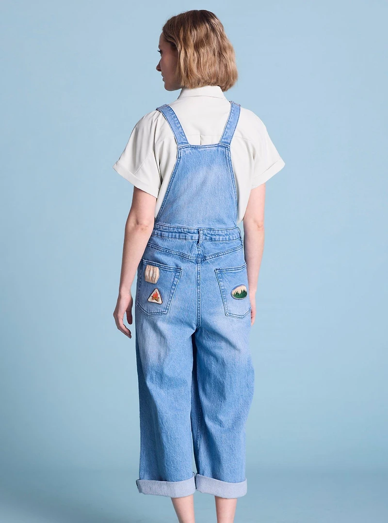 Disney Pixar Up Character Patchwork Women's Overalls - BoxLunch Exclusive