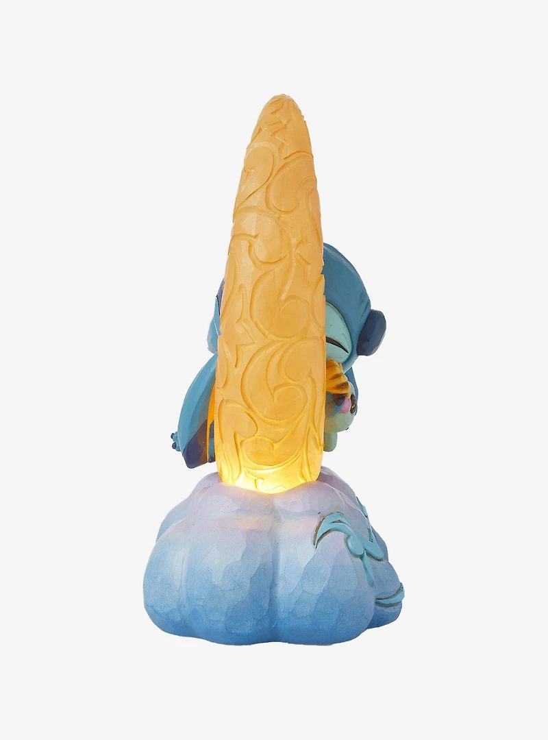 Enesco Disney Traditions Lilo & Stitch Scrump & Stitch Moon Nap LED Figure
