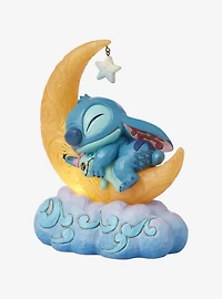 Enesco Disney Traditions Lilo & Stitch Scrump & Stitch Moon Nap LED Figure