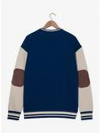 The Office Dunder Mifflin Logo Color Block Crewneck - BoxLunch Exclusive