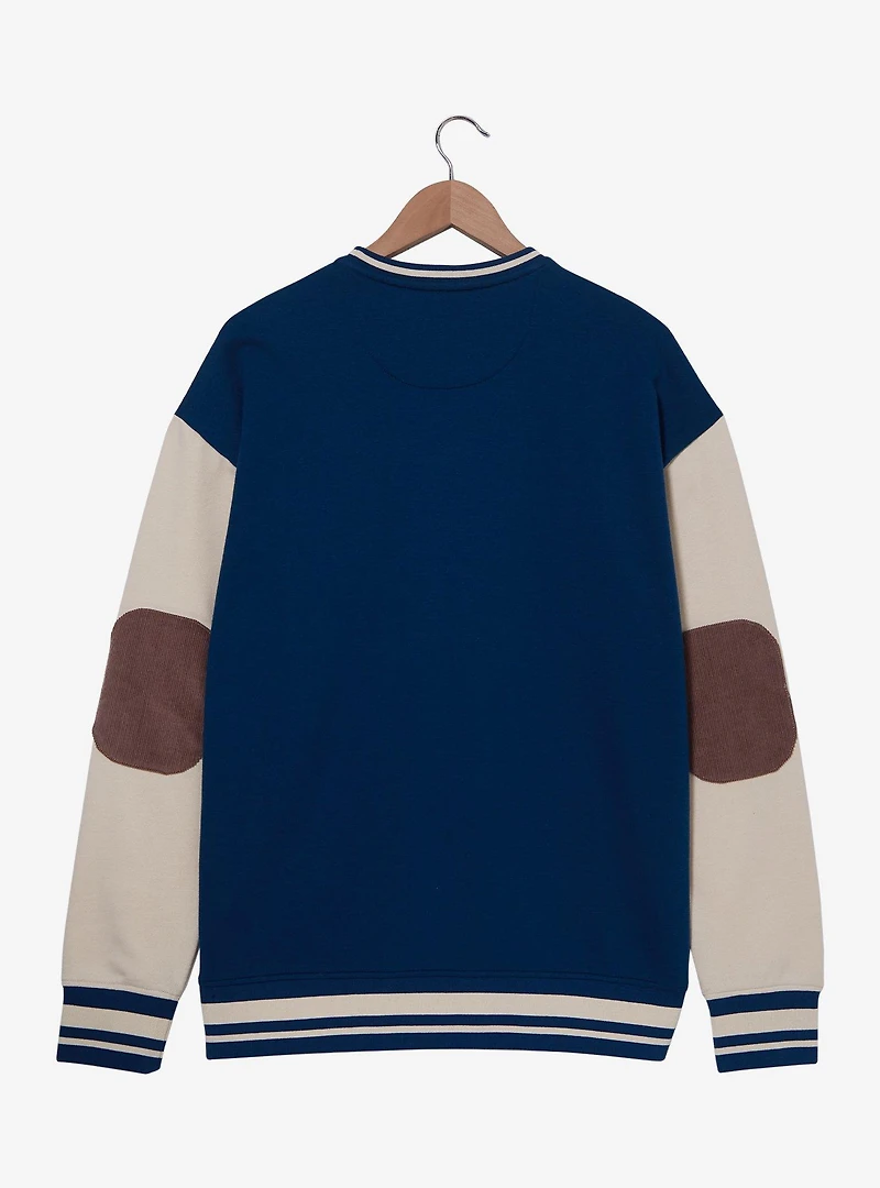 The Office Dunder Mifflin Logo Color Block Crewneck - BoxLunch Exclusive