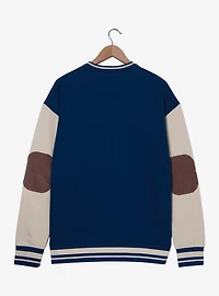 The Office Dunder Mifflin Logo Color Block Crewneck - BoxLunch Exclusive