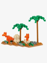 Kawada Nanoblock Dinosaurs Collection Series Hatching Tyrannosaurus Rex Build Kit