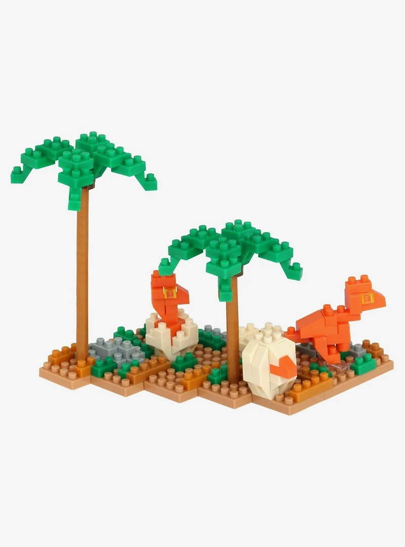 Kawada Nanoblock Dinosaurs Collection Series Hatching Tyrannosaurus Rex Build Kit