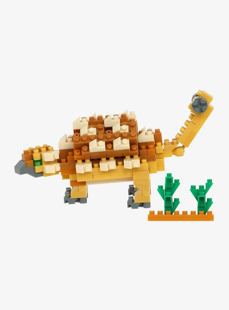 Kawada Nanoblock Dinosaurs Collection Series Ankylosaurus Build Kit