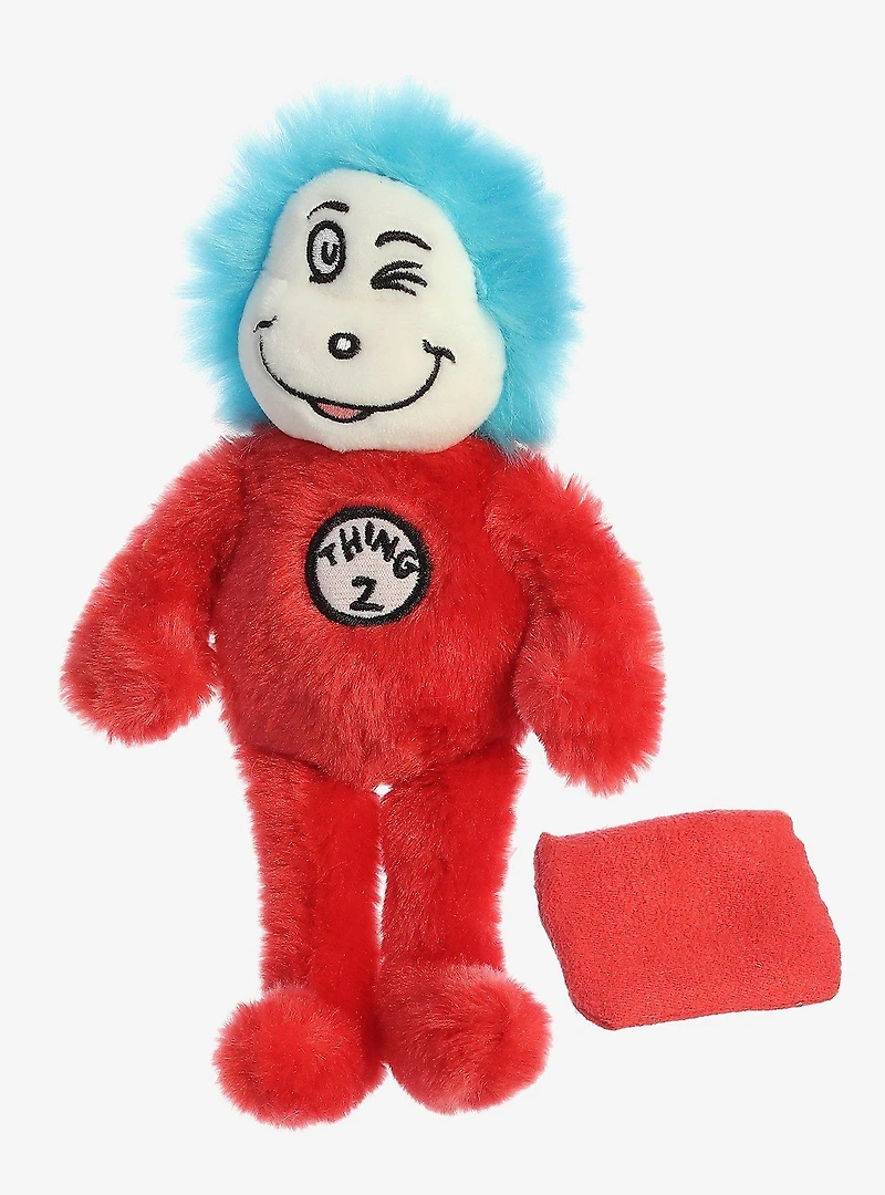 Shoulderkins Dr. Seuss The Cat in the Hat Thing 2 Magnetic 7 Inch Shoulder Sitting Plush