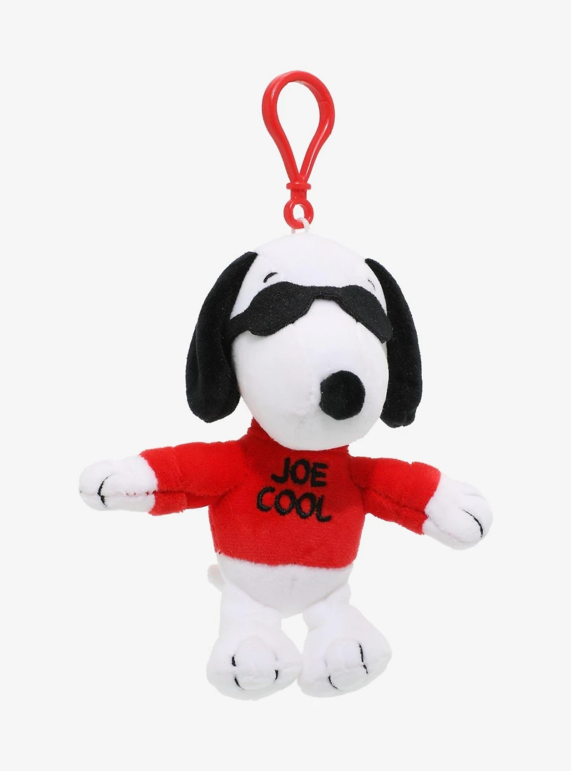 Peanuts Snoopy Joe Cool 5 Inch Plush Keychain