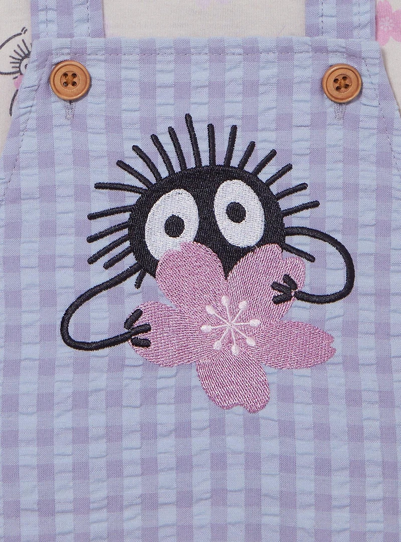 Studio Ghibli® Spirited Away Soot Sprites Cherry Blossom Infant Overall & Shirt Set