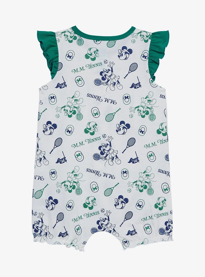 Disney Minnie Mouse Tennis Allover Print Infant One Piece