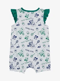 Disney Minnie Mouse Tennis Allover Print Infant One Piece