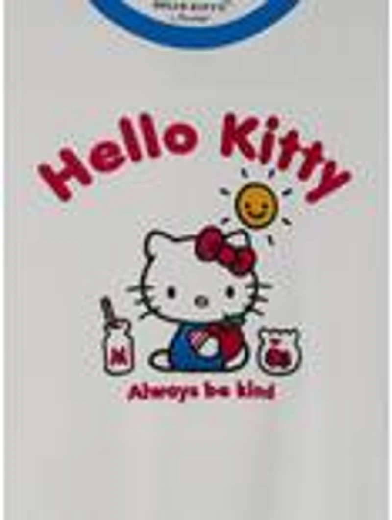 Sanrio Hello Kitty Always Be Kind Women's Ringer T-Shirt