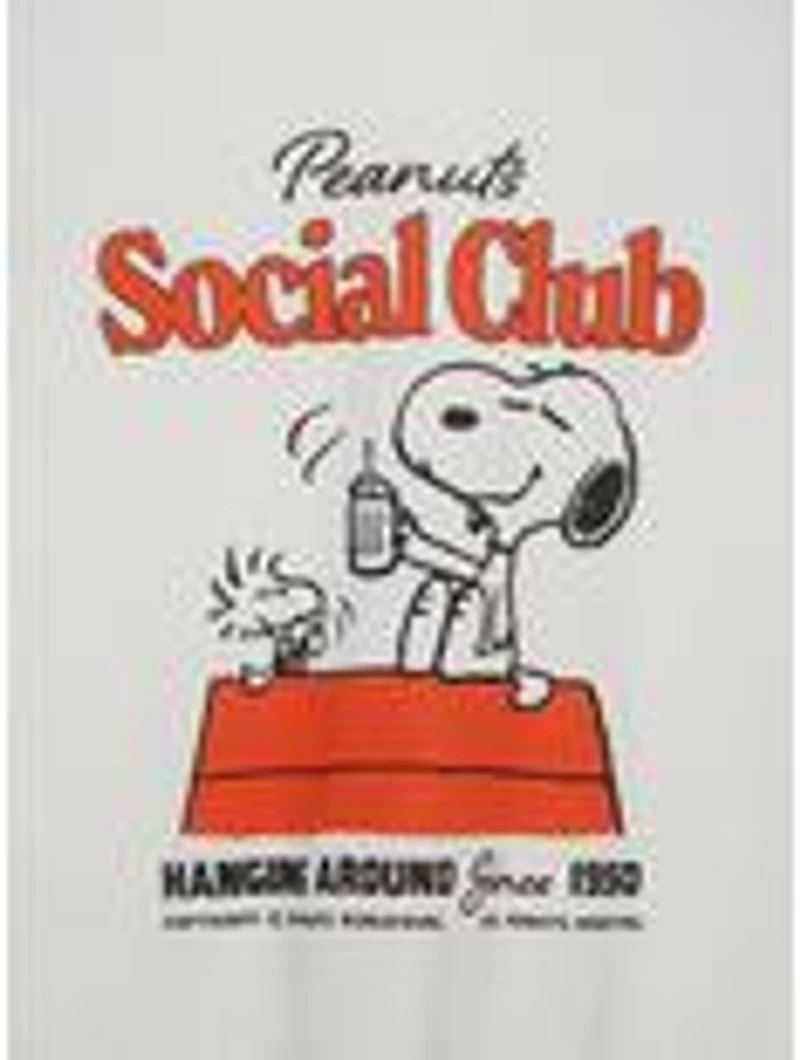 Peanuts Snoopy & Woodstock Social Club Women's Raglan Baby Tee - BoxLunch Exclusive