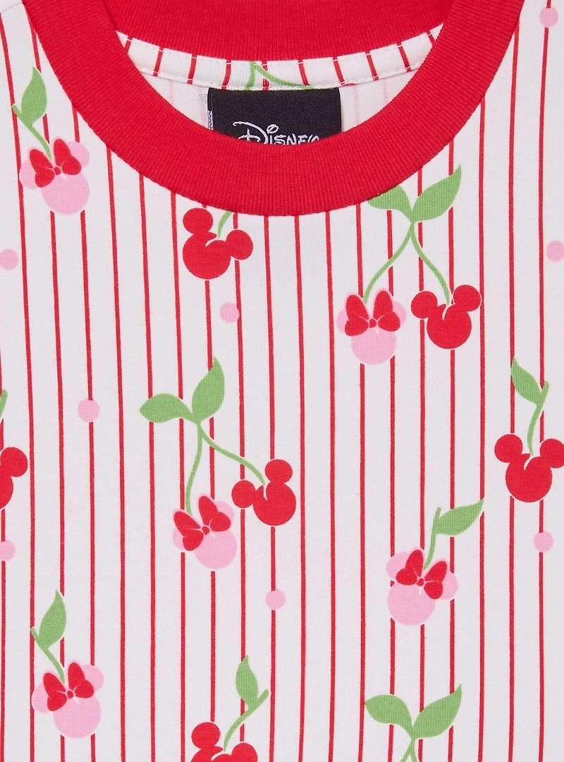 Disney Mickey & Minnie Cherry Silhouette Toddler Dress — BoxLunch Exclusive