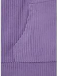 Sanrio Kuromi Corduroy Zippered Women's Hoodie - BoxLunch Exclusive