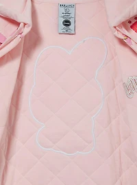 Sanrio My Melody Quilted Pink Women's Zip Hoodie