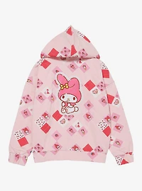 Sanrio My Melody Quilted Pink Women's Zip Hoodie