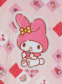 Sanrio My Melody Quilted Pink Women's Zip Hoodie