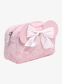 Loungefly Disney Minnie Mouse Bow Ears Cosmetic Bag - BoxLunch Exclusive