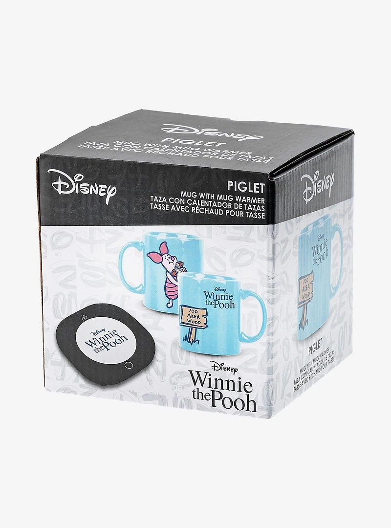 Disney Winnie the Pooh Piglet Mug with Warmer