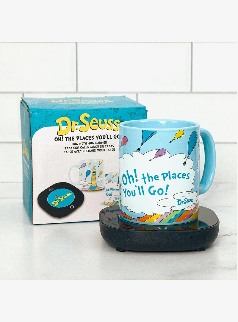 Dr. Seuss Oh the Places You'll Go Mug with Warmer