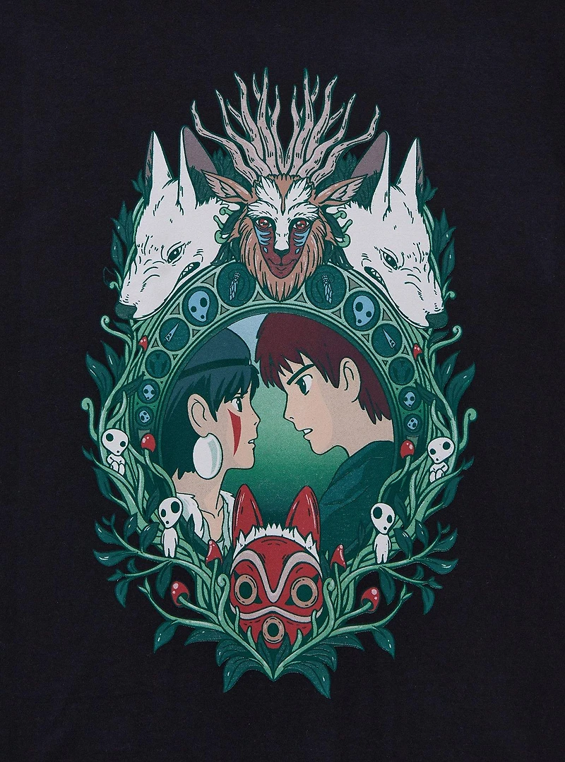 Her Universe Studio Ghibli® Princess Mononoke Frame Portrait T-Shirt