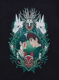 Her Universe Studio Ghibli® Princess Mononoke Frame Portrait T-Shirt
