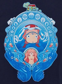 Studio Ghibli Ponyo Scenic Portrait Women's T-Shirt