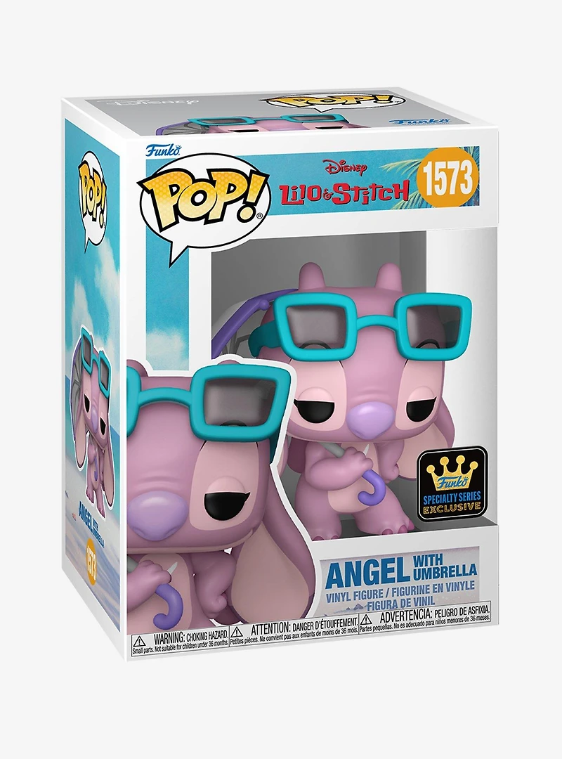 Funko Pop! Disney Lilo & Stitch Angel with Umbrella Vinyl Figure