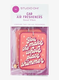 You Make the Whole Place Shimmer Air Freshener Set