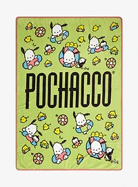 Sanrio Pochacco Allover Print Fleece Throw - BoxLunch Exclusive