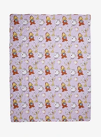 Disney Beauty and the Beast Retro Quilted Blanket — BoxLunch Exclusive