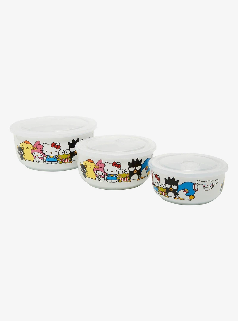 Sanrio Hello Kitty and Friends Ceramic Food Storage Bowl & Lid Set