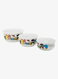 Sanrio Hello Kitty and Friends Ceramic Food Storage Bowl & Lid Set