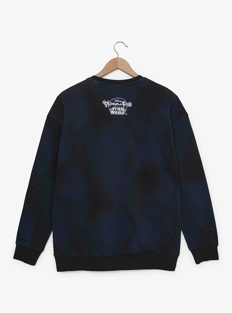 Disney Phineas & Ferb x Star Wars Characters Group Portrait Crewneck - BoxLunch Exclusive