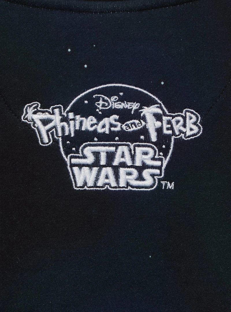 Disney Phineas & Ferb x Star Wars Characters Group Portrait Crewneck - BoxLunch Exclusive