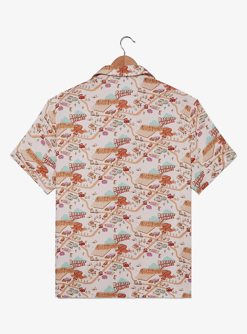 Disney Pixar Cars Radiator Springs Allover Print Woven T-Shirt — BoxLunch Exclusive