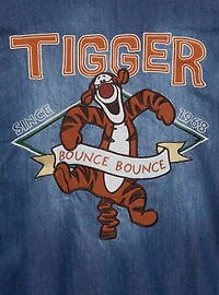 Disney Winnie the Pooh Tigger Denim Bomber Jacket - BoxLunch Exclusive