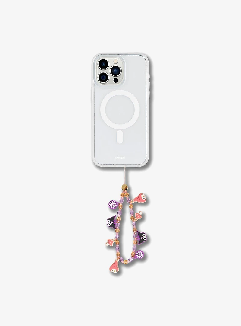 Sonix Sanrio My Melody & Kuromi Retro Floral Beaded Phone Charm - BoxLunch Exclusive