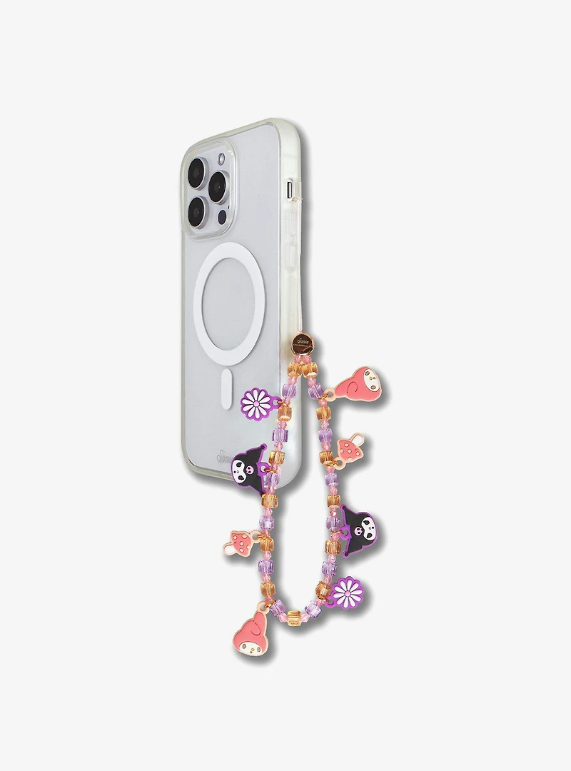 Sonix Sanrio My Melody & Kuromi Retro Floral Beaded Phone Charm - BoxLunch Exclusive