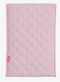Sonix Pink Gingham Quilted Laptop Sleeve