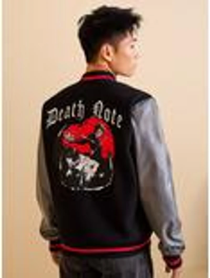 Death Note Embroidered Varsity Jacket — BoxLunch Exclusive