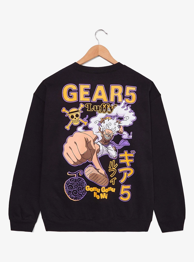 One Piece Monkey D. Luffy Gear 5 Crewneck - BoxLunch Exclusive