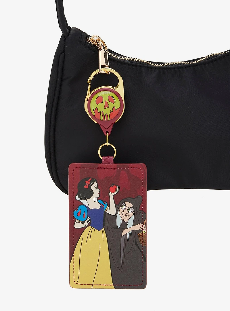 Disney Snow White and the Seven Dwarfs Snow White & Evil Queen Poison Apple Retractable Lanyard