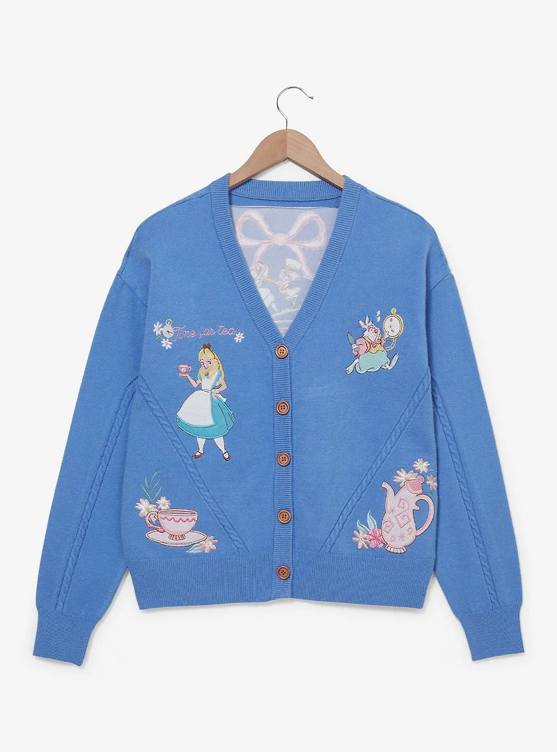 Her Universe Disney Alice Wonderland Tea Party Women's Cardigan