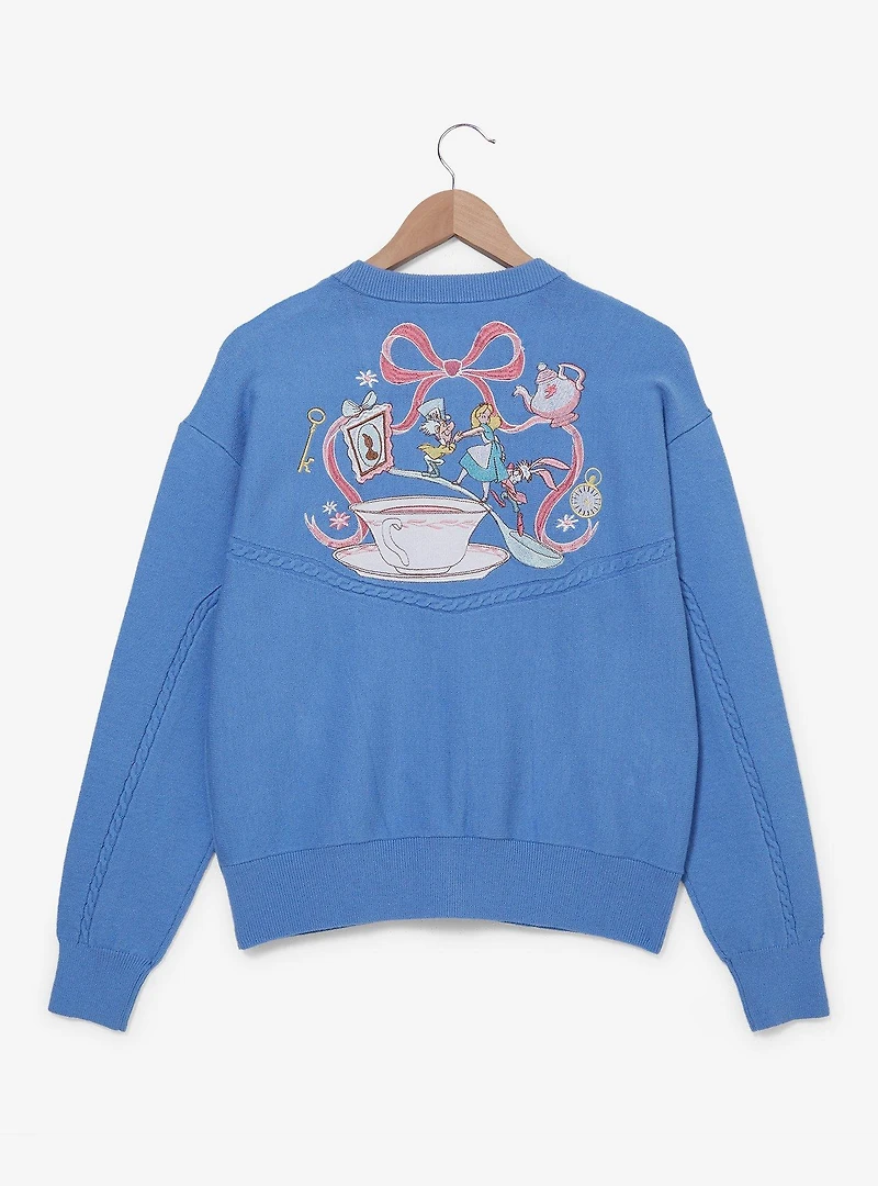 Her Universe Disney Alice Wonderland Tea Party Women's Cardigan