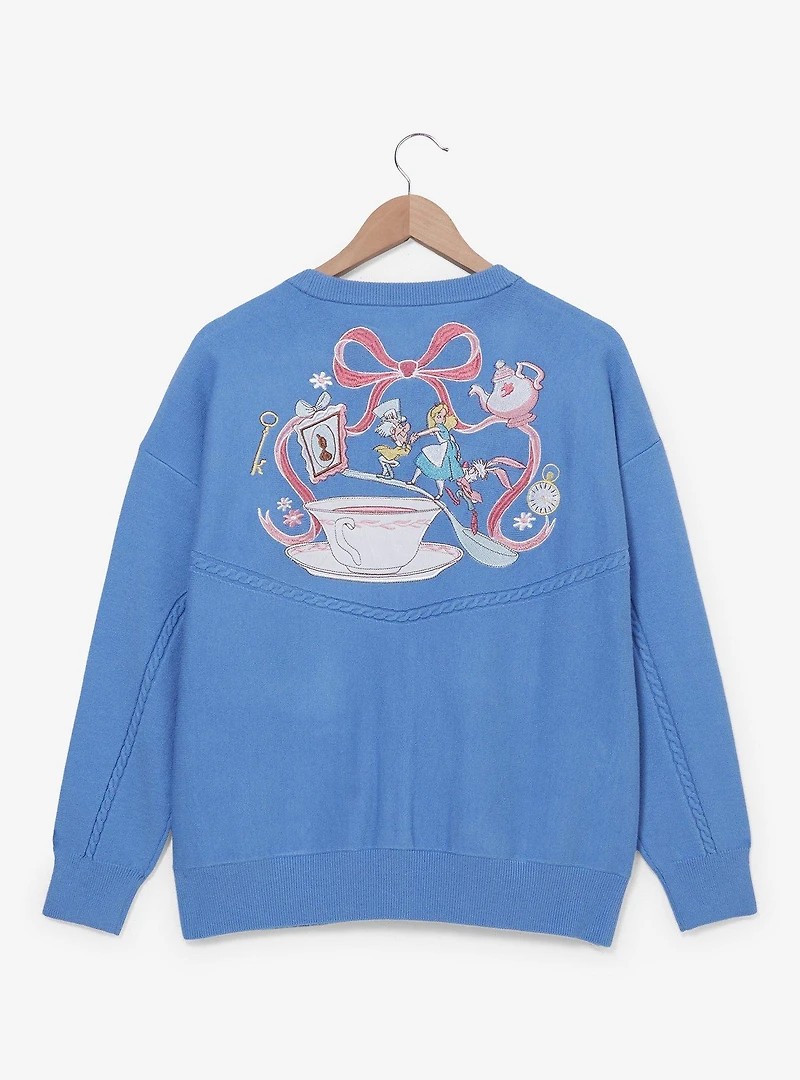 Disney Alice Wonderland Tea Party Women's Plus Cardigan - BoxLunch Exclusive