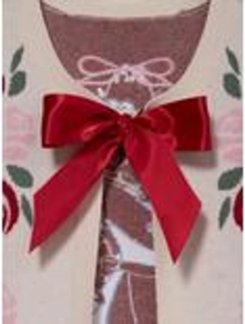 Disney Beauty and the Beast Rose Bow Tie Women's Plus Cardigan — BoxLunch Exclusive