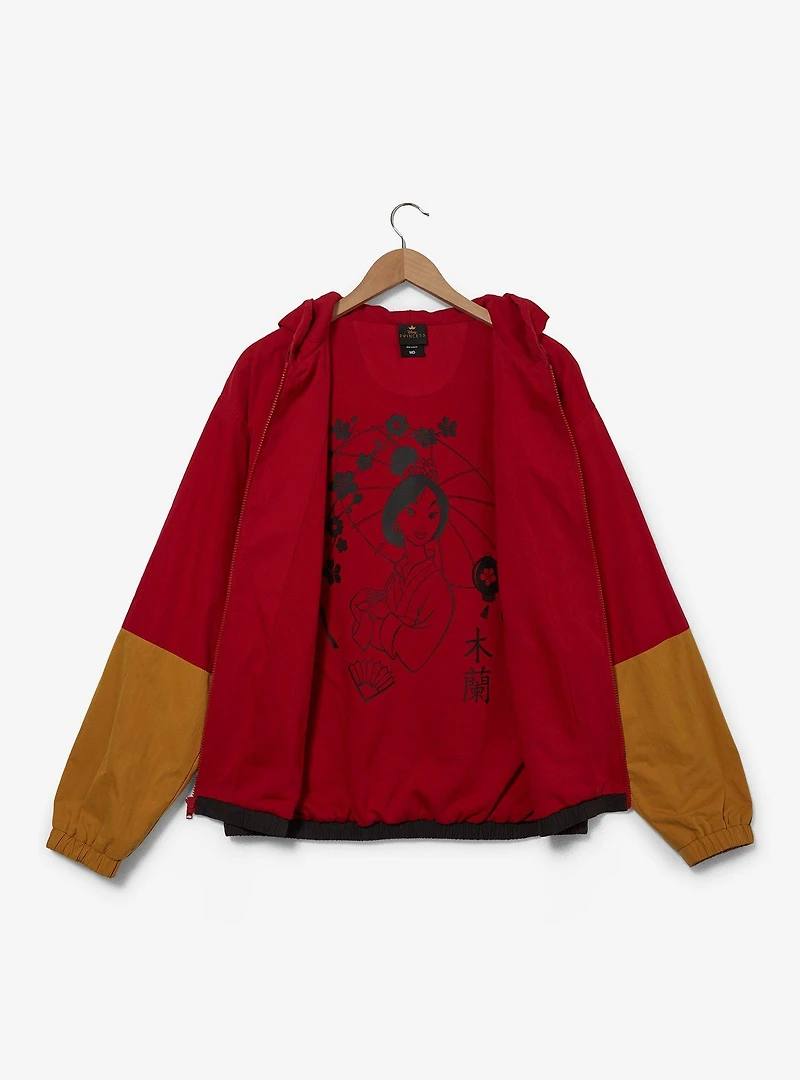 Disney Mulan Dragon Color Block Windbreaker Jacket