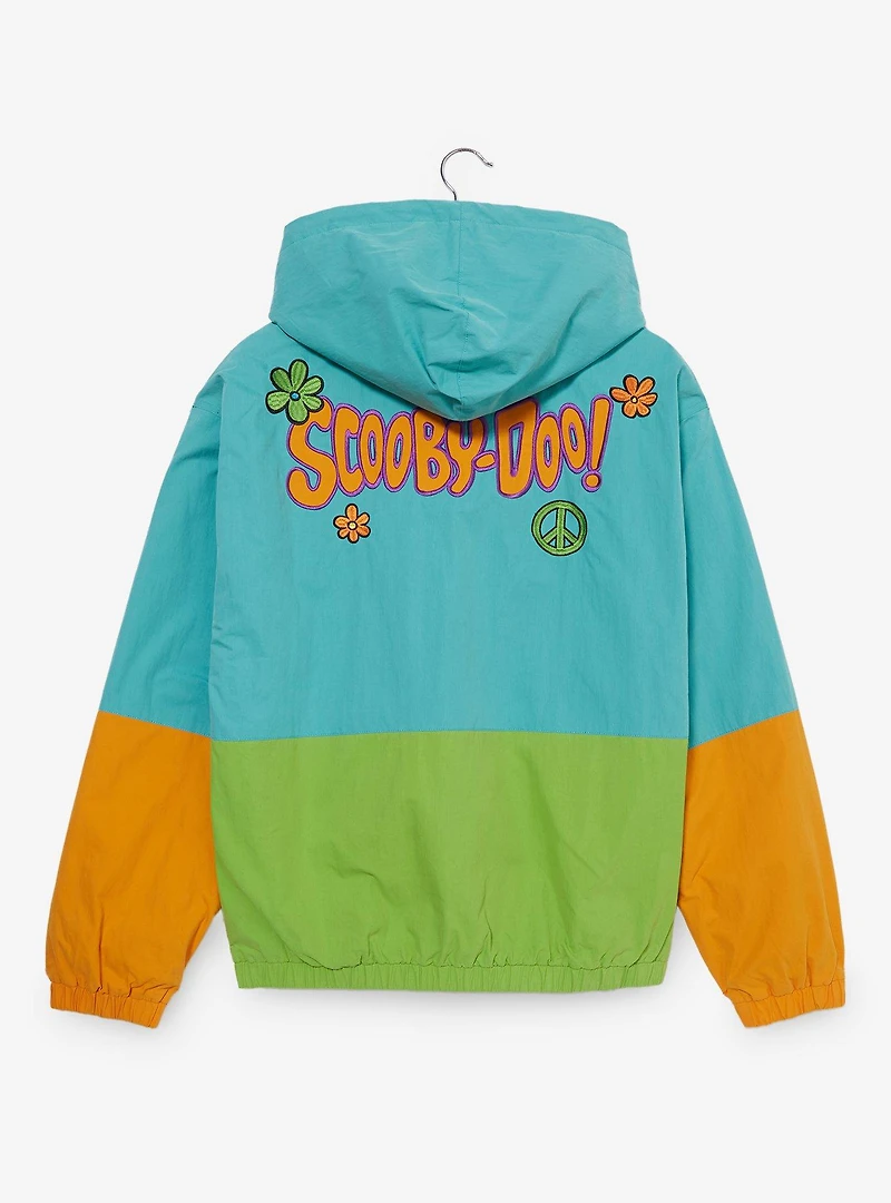 Scooby-Doo! Retro Color Block Windbreaker Jacket — BoxLunch Exclusive