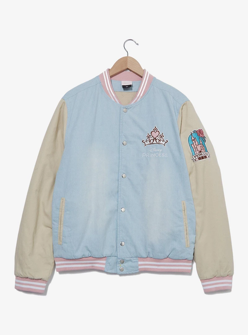 Disney Princesses Denim Women's Bomber Jacket - BoxLunch Exclusive